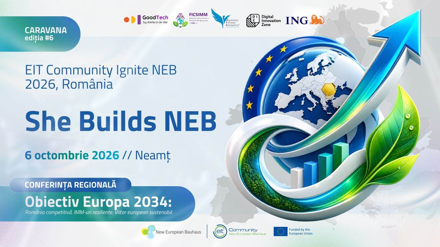 Ignite NEB ajunge la Piatra Neamţ: Antreprenoarele din Neamţ, invitate să transforme provocările locale în afaceri sustenabile